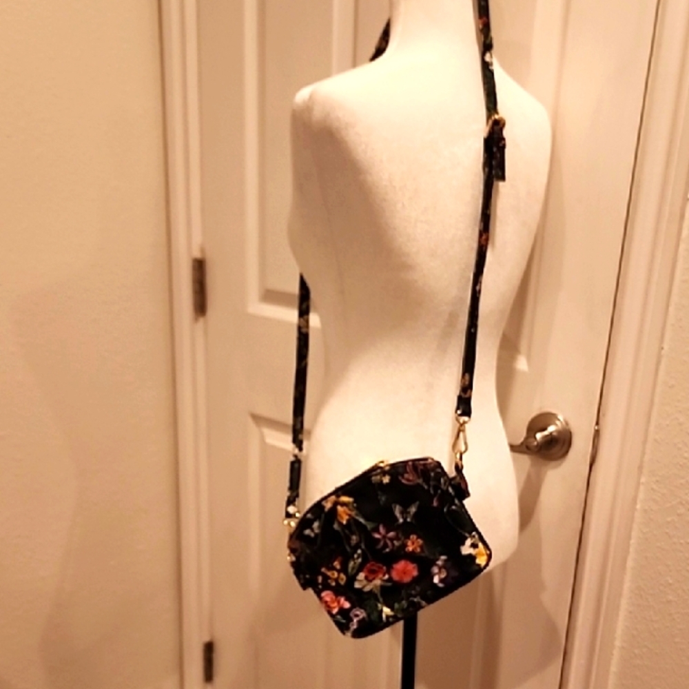 Floral Crossbody Bag 8×6.5×2